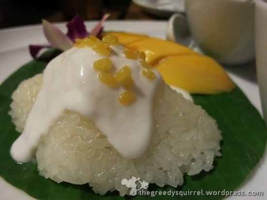 Khao Niow Ma Moung Yellow Mango with Sticky Rice Kissed with Rich Coconut Milk